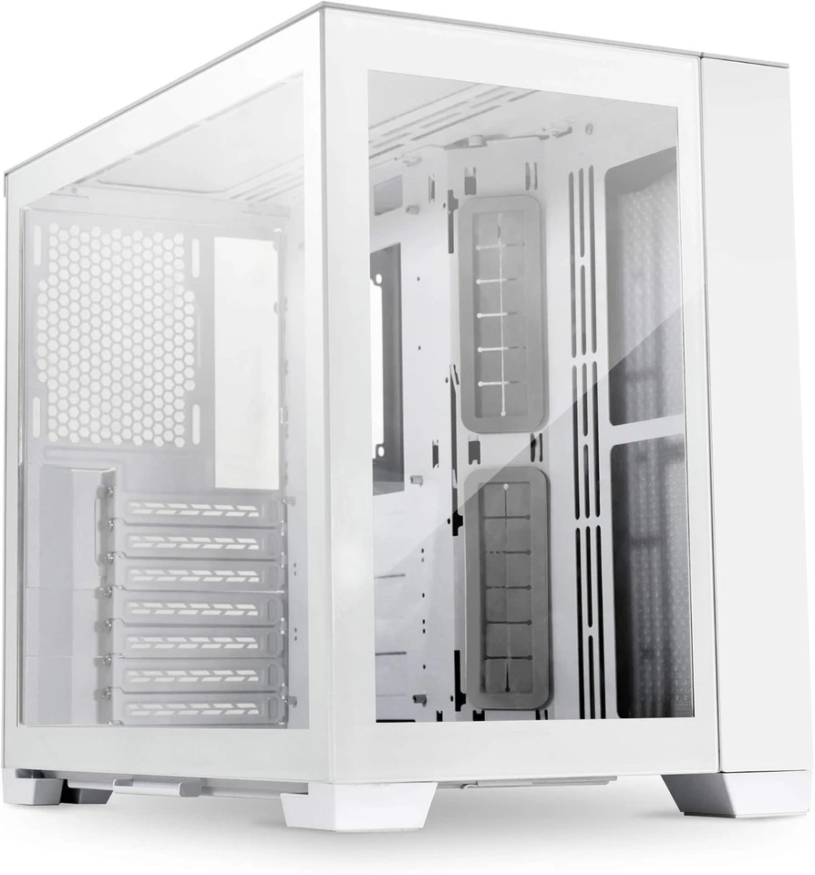 Lian Li O11 Dynamic Mini Snow Edition Compact ATX Case, SFX Support, White - Image 1 of 4