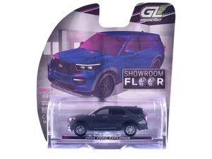 GREENLIGHT 1/64 SHOWROOM FLOOR SERIES 7 - 2024 FORD EXPLORER STONE BLUE 68070-D - Picture 1 of 1