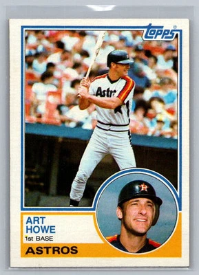 1983 Topps Art Howe Houston Astros #639 - Image 1 of 2