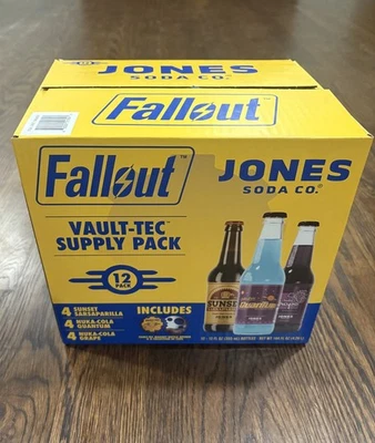 Fallout x Jones Soda Co. - Paquete de suministros Vault-Tec exclusivo de Costco nuevo videojuego Foto 1 de 3