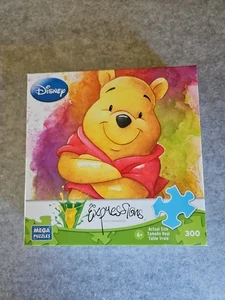 Mega Puzzles Disney Winnie the Pooh Lovable Bear 300 Piece Puzzle 2012 Rare New - Picture 1 of 3