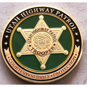 Moneda Desafío Patrulla de Carreteras de Utah. ¡Nuevo! ¡Envío rápido! - Imagen 1 de 2