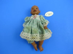 Bambola bambina papà vestito pizzo verde - Foto 1 di 10