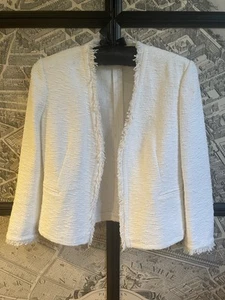 Theory White Jacket Size 2 (8) - Picture 1 of 8
