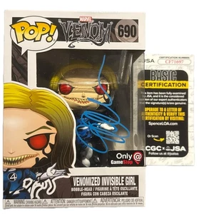 Jessica Alba Signed Venomized Invisible Girl Funko Pop #690 JSA COA Autograph - Picture 1 of 2