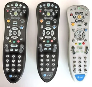 Bundle of 3 AT&T Uverse Universal Remotes - S10, S10-S1, & S10-S3 - Used good - Picture 1 of 2