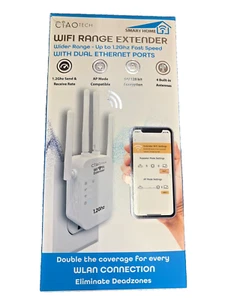 Extensor de alcance WiFi Amplificador de Internet Repetidor de señal inalámbrico *ENVÍO GRATUITO* - Imagen 1 de 4