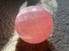 Sphère cristal quartz rose polie