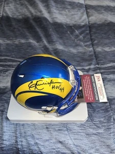 Eric Dickerson Los Angeles / St. Louis Rams Autographed Mini Helmet JSA COA - Picture 1 of 1