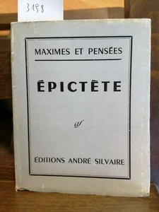 MAXIMES ET PENSEES - EPICTETE - 1962 - ANDRE' SILVAIRE - (3198) - Imagen 1 de 1