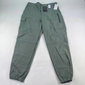 Lee Women’s Flex To Go high Rise Jogger Size 14 Revolutionary Fit Green jogger - Picture 1 of 14