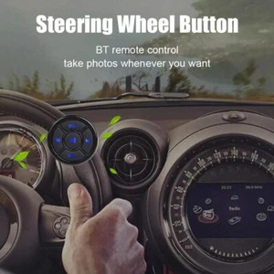 New Bike Car Steering Wheel Bluetooth Media Music Remote BEST Button' N0Z3 - Picture 1 of 12