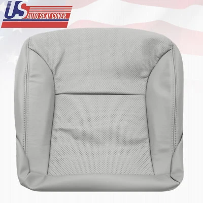 Fit 2003 - 06 Lexus ES300 - 330 Driver Bottom Perforated Leather Seat Cover Gray - Image 1 of 4