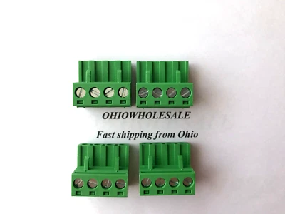 CNNT AudioControl D series Amplifier plugs 4 Pin 5.08mm Speaker Connector Lot of 4