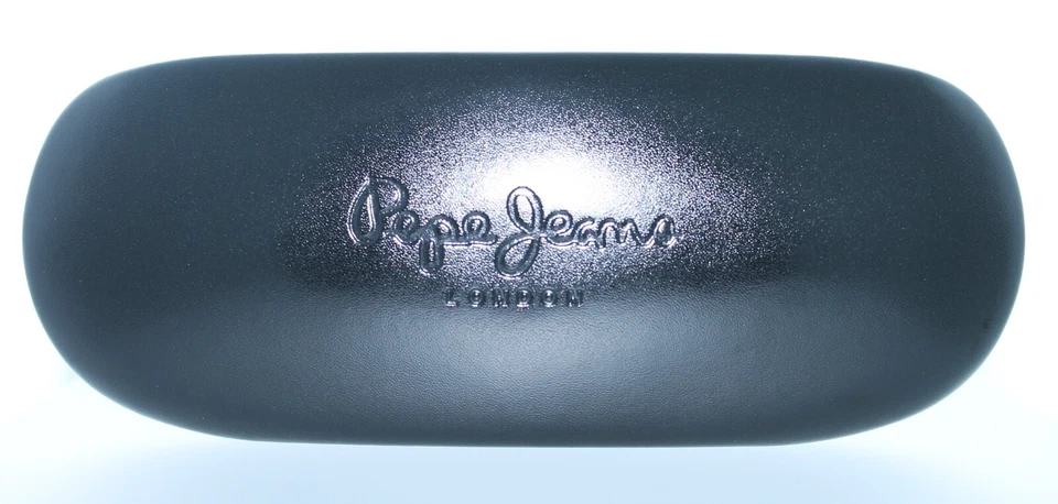 NEW - AUTHENTIC - PEPE JEANS - BLACK - HARD EYEGLASSES CASE