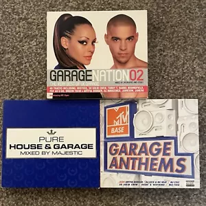 Garage Compilation CDs PURE MTV BASE GARAGE NATION 3 comps 8 discs VGC - Picture 1 of 4