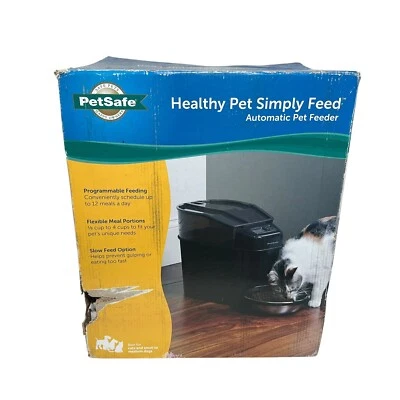 PetSafe Healthy Pet Simply Feed Automatic Dog and Cat Feeder Dispenses Dog Food - Image 1 of 4