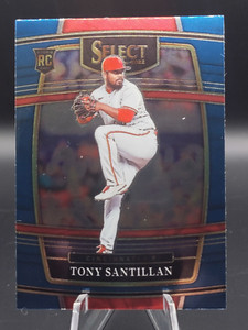 2022 Panini Select Retail Blue #4 Tony Santillan - Reds - Rookie