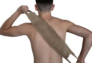 Strapazierfähiges Sisal Handarbeit Natur Wisp. Duschschrubber. - Bild 1 von 4