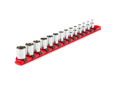 Tekton SHD90111 1/4 Inch Drive 6-Point Socket Set, 14-Piece (4-15 mm) - Image 1 of 3