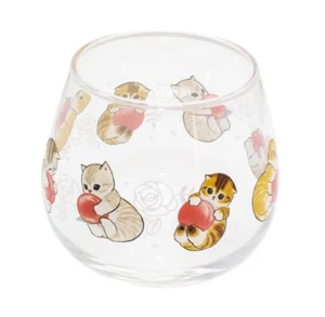 mofusand Official Swing Glass Peach 3 in. 7.8cm 290ml Japan Brand New!! - Picture 1 of 3