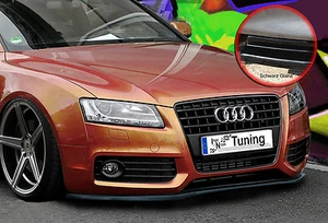 Spoilerschwert Frontspoiler Lippe aus ABS für Audi A5 B8 ABE schwarz glänzend - Bild 1 von 1