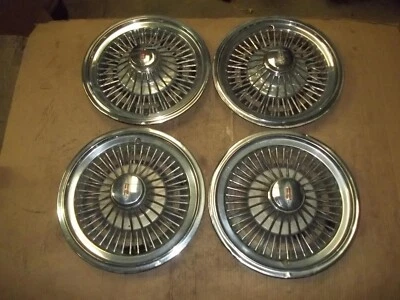 72-79 Oldsmobile F85 Cutlass Omega Hubcap Rim Wheel Cover WIRE SPOKE 14" OE 4036 - Image 1 of 4