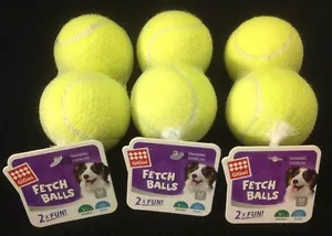 GiGwi Fetch Balls For Dogs Training Exercise M Size 3 Packages Of 2 Fetch Balls - Picture 1 of 3