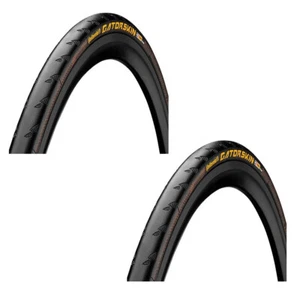 2 x Continental GatorSkin Bicicleta de Carreras de Carretera Rígida con Cable Neumáticos Negros 26 x 1 1/8 - Imagen 1 de 1