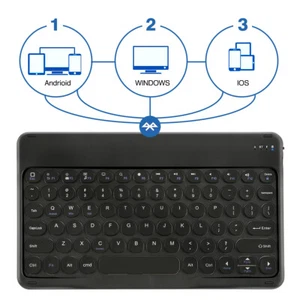 US Bluetooth Keyboard For iPad 10.2" 9.7" 9th/8th 7th/6th/5th Gen 2019 Air 1 2 3 - Picture 1 of 10