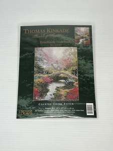 Thomas Kinkade Brookside Hideaway Counted Cross Stitch Kit #51157 Candamar New - Picture 1 of 3