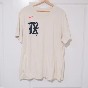 Nike Texas Rangers Nolan Ryan Cream City Connect Name & Number T-Shirt Men Sz XL - Picture 1 of 9