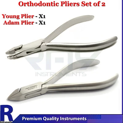 Ortodoncia dental joven alicates aparatos dentales alicates Adams alambre doblado conjunto formador Foto 1 de 3