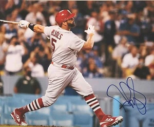Albert Pujols St Louis Cardinals Autographed 9x11 With Certification - Picture 1 of 2