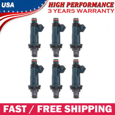 Inyector de combustible para Toyota Sienna 1999 2000 2001 2002 2003 3,0 L V6 6 piezas Foto 1 de 4