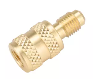 NAVAC F2010 Left-Handed Thread A2L Adapter, 1/4" LH FPT x 1/4" MPT - Picture 1 of 1