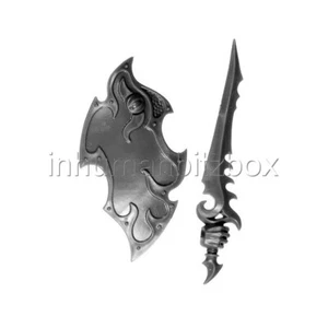 KKA33 EPEE BOUCLIER KAIRIC ACOLYTES TZEENTCH WARHAMMER BATTLE AoS BITZ 30-32 - Picture 1 of 1