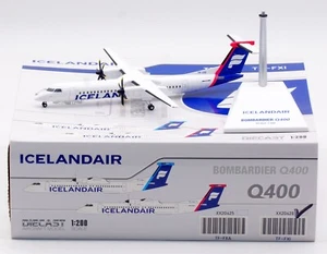 Modellino aereo pressofuso 1:200 JC Wings Icelandair Bombardier Dash 8-Q400 TF-FXI - Foto 1 di 12