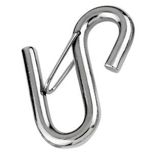 Stainless Steel S Hook Safety Gate Marine Grade Hook Hanger Kitchen Clothes - Picture 1 of 3