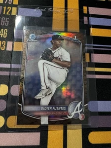 Bowman Didier Fuentes 2025 primer refractor reptiliano cromado #BCP-87 Atlanta Braves - Imagen 1 de 8