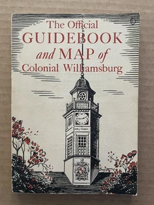 Vintage 1951 OFFICIAL GUIDEBOOK and MAP of Colonial Williamsburg Book - Bild 1 von 14