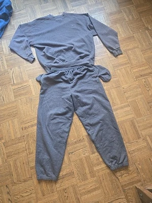 Vintage Starter Sweatsuit Pro80 Sweatshirt & Sweatpants Set Men’s Size L Gray  - Image 1 of 4