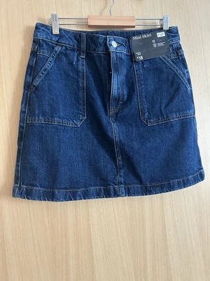 F&F Ladies Denim Mini Skirt Size 12 - Image 1 of 2