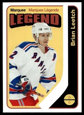 2014-15 O-Pee-Chee MARQUEE LEGEND RETRO Brian Leetch New York Rangers #562 - Image 1 of 2