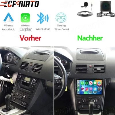 Autoradio 4+64GB Apple Carplay Android 15 Für Volvo XC90 2004-2014 GPS Navi FM - Bild 1 von 4