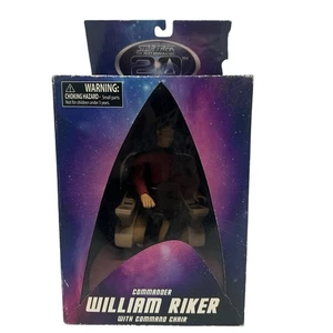 Diamond Select Art Asylum Star Trek TNG William Riker Actionfigur & Stuhl - Bild 1 von 6