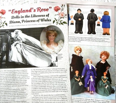 Artículo de historia 23p y anuncios originales - Muñecas Princesa Diana Danbury Franklin Como nuevas+ Foto 1 de 4