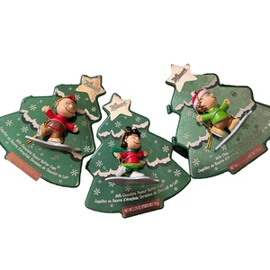 Juego de tres adornos navideños Peanuts Charlie Brown, Linus y Lucy - Imagen 1 de 8