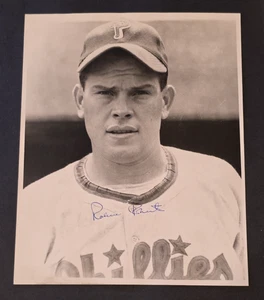 ROBIN ROBERTS Signed 8x10 Photo-HALL OF FAME-PHILADELPHIA PHILLIES-JSA - Picture 1 of 4