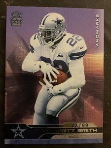 2001 Pacific Crown Royale Landmarks Emmitt Smith #1 72/99 RARE - Picture 1 of 2